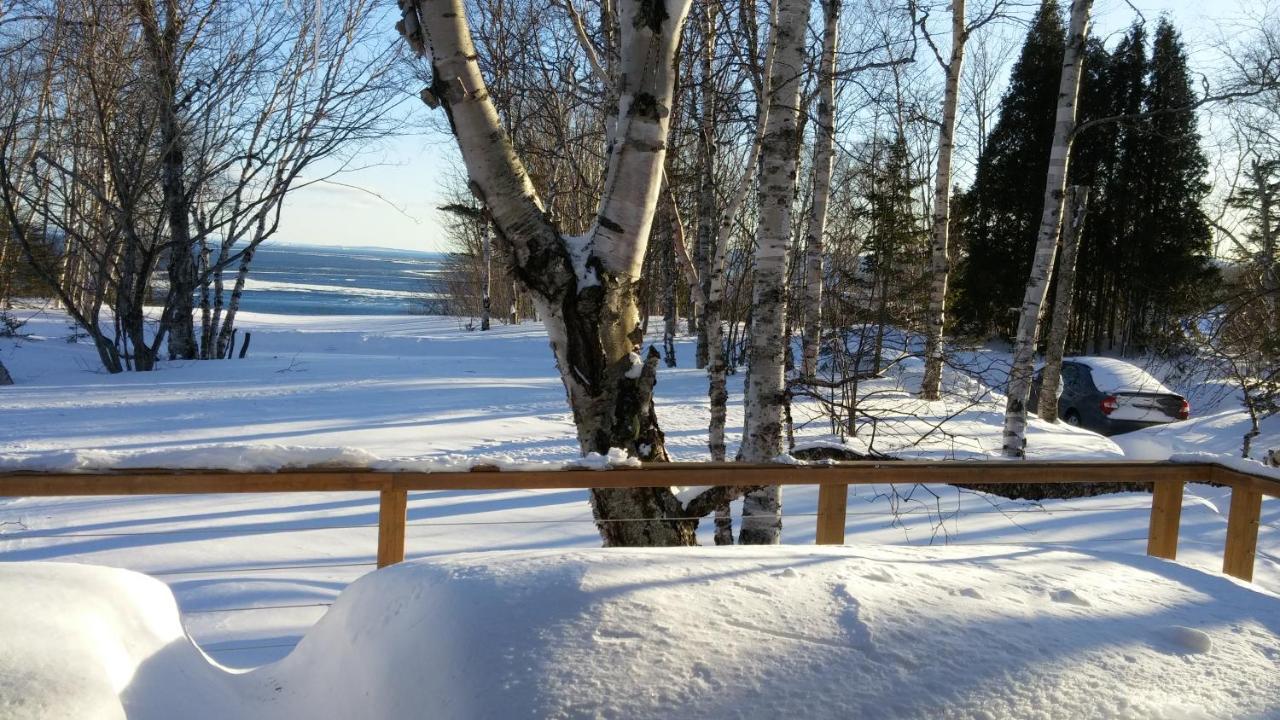 Villa La Nef Bleue Tadoussac Exterior foto